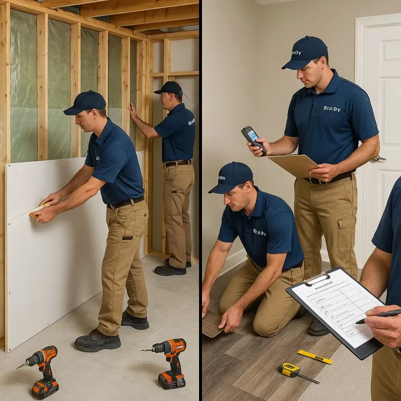 Repairs and Reconstruction process in Holden, ME